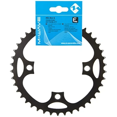 Image de M Wave Pd r4 s Plateau électrique pour chaînes 1/2 x 3/32 et 11/128&quot;, Brose, Bosch, Shimano. Mixte Adulte, Noir, 20 1 cm