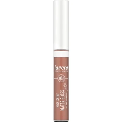 Image de lavera High Shine Water Gloss Cocoa 01 Couleur intense &amp; ; Brillance Texture légère comme une plume Jusqu&#039;à 6 heures de tenue vegan Naturkosmetik (1x 5,5 g)