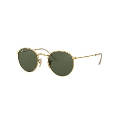 Image de Lunettes de soleil Ray ban Rb3447n round metal col. 001 Hommes Ronds Or