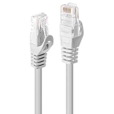 Image de Lindy Rj45/Rj45 Cat6 0.5m câble de réseau Blanc 0,5 m U/UTP (UTP) Neuf