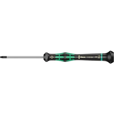 Image de Wera 05118184001 2067 Tournevis électronicien TORX HF avec fonction de retenue, TX 8 x 60 mm, Noir/vert