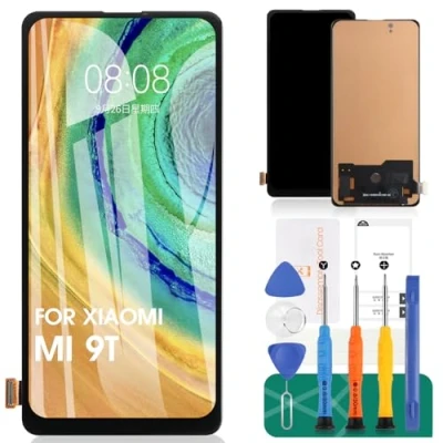 Image de Écran LCD de rechange TFT pour Xiaomi Mi 9T / Pro/Redmi K20 Redmi Pro Digitizer Kits sans cadre (noir, pas reconnaissance d&#039;empreintes digitales)