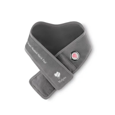 Image de Vulpés NeckPad Pro L Coussin de nuque chauffant sans fil Pour les douleurs cervicales et tensions Chaleur infrarouge Contrôle smartphone Conçu en Allemagne (L (83 cm))