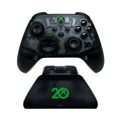 Image de Razer Universal Quick Charging Stand pour Manettes de Xbox (Charge Rapide, Contact Magnétique, Compatibilité Universelle, Navigation à Une Main) 20th Anniversary Ed.