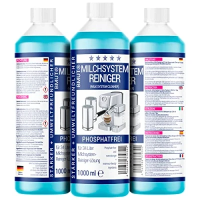 Image de 1000 ml de nettoyant concentré pour système lait machine à café, mousseur lait, mousse universel tous les fabricants