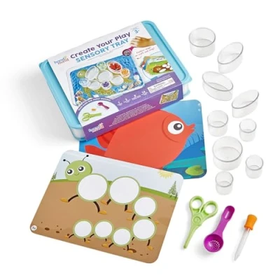 Image de Plateau sensoriel Learning Resources À créer 3 outils 8 fiches 14 récipients