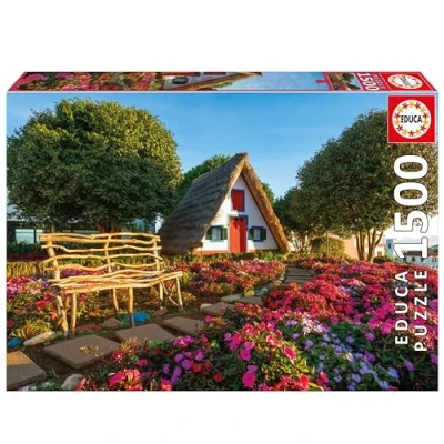 Image de Educa Puzzle de 1500 pièces pour Adultes Santana, Madère. Mesure: 85 x 60 cm. Contient Environ la Colle Fix Puzzle. À partir 14 Ans (19938)
