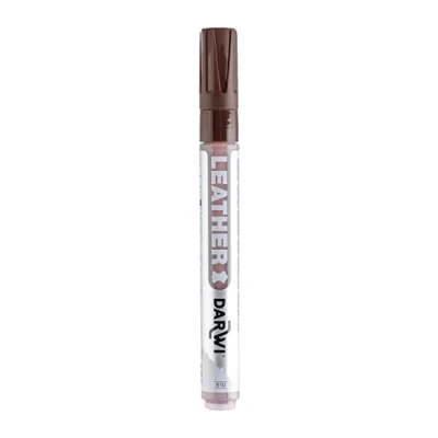 Image de DARWI DA0420013810C Un Marqueur Pour Cuir Coloris Cacao Pointe 2 MM 6 ML LEATHER Peinture souple Loisirs Créatifs Activité Manuelle Bricolage