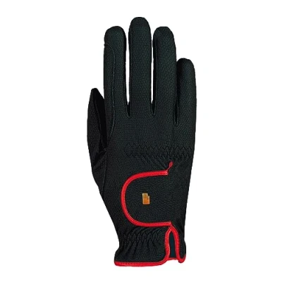 Image de Roeckl Gants Lona Roeck Grip Lining Noir/Rouge 8