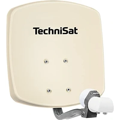 Image de TechniSat DigiDish 33 Parabole en aluminium avec fixation AZ/EL et LNB twin Beige