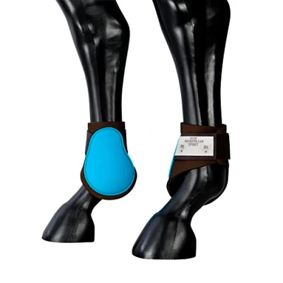 Image de PFIFF Capuchons Bicolores avec Doublure intérieure Douce et Double Fermeture Velcro, Tailles Full Pony 6 Couleurs différentes.