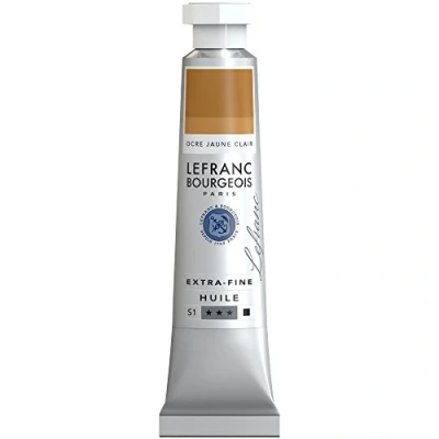 Image de Lefranc Bourgeois Huile 20ml Ocre Jaune Clair