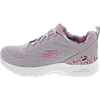 Image de Skechers Femme 149756 Lvmt Baskets, Bordure en Maille Lavande, 41 EU