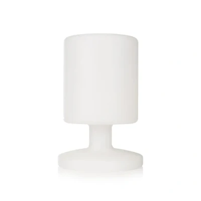 Image de Lampe de table d&#039;extérieur LED Smartwares Blanche 5W Batterie rechargeable 8h