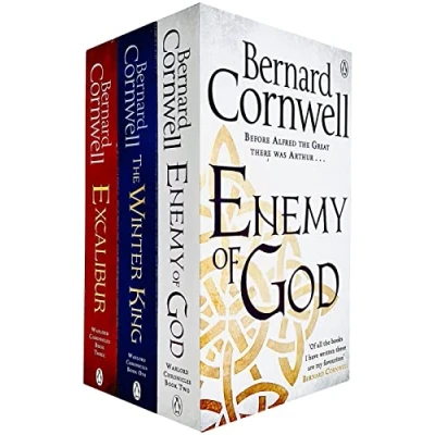 Image de Warlord Chronicles Series Bernard Cornwell Collection 3 Books Set (Enemy of God, Excalibur, The Winter King)