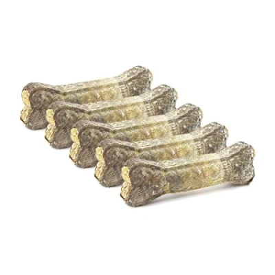 Image de DOGBOSS Os à mâcher fabriqués partir d&#039;ingrédients 100% naturels, de différentes Tailles et goûts (5 avec morue, 17 cm)