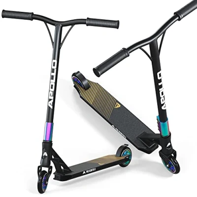 Image de Apollo Trotinette Adulte Genesis Pro Trottinette de Cascade Robuste avec Roulements à Billes ABEC 9, Saut, Démonstration, Freestyle