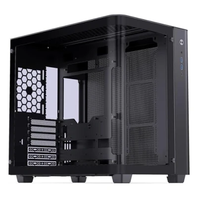 Image de Boitier Moyen Tour ATX JONSBO TK 3 Panneaux vitrés Ventilation optimisée Connectique USB et audio
