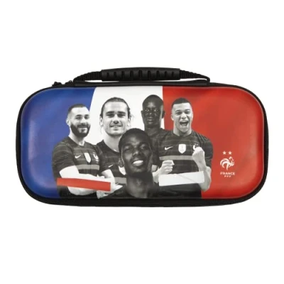 Image de Konix FFF Housse étui de Protection et Transport pour Console Nintendo Switch Motif Benzema, Griezmann, Pogba, Mbappé, Kanté
