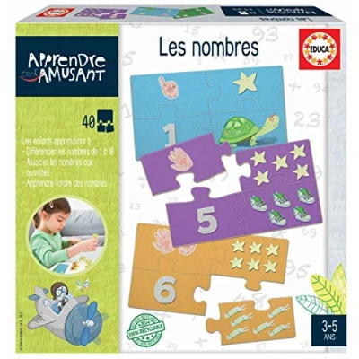 Image de Educa Apprendre C&#039;est Amusant. Les nombres. Jeu Éducatif pour Enfants. Recommandé à partir de 3 Ans (18824)