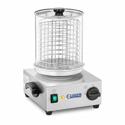 Image de Royal Catering Machine à Hot Dog Professionnelle Appareil RCHW 800 (Puissance Watts, Température 0 110C, Taille du cylindre 24 cm, Diamètre 20 cm)