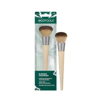 Image de EcoTools Blending Face Makeup Brush, For Foundation, Bronzer, &amp; Blush, Multipurpose Dense, Synthetic Bristles, Eco Friendly, Cruelty Free Vegan, 1 Count