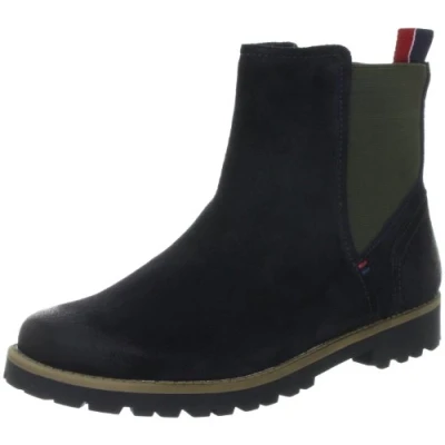 Image de Tommy Hilfiger Eddie 9A, Bottes Mixte Enfant Bleu Blau (Midnight/Duffle Bag 403), 32 EU