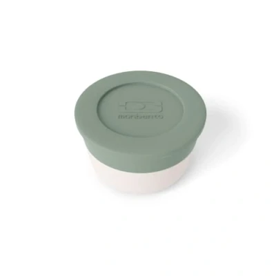 Image de monbento Récipient à Sauce Lunch Box MB Temple Petit Pot avec Couvercle pour Hermétique et Réutilisable Compatible Bento Original &amp; Square (M (28ml), Vert Natural)
