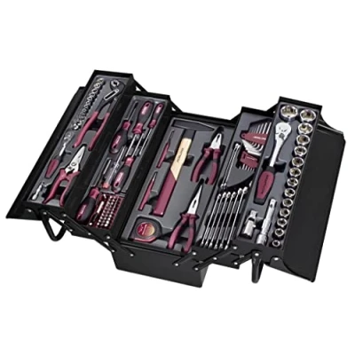 Image de KRAFTWERK Caisse à outils avec 1/4&#039; + 1/2&#039; 106 pièces 206.000.000