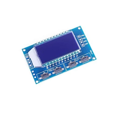 Image de ANGEEK Signal Generator PWM Pulse Frequency Duty Cycle Adjustable Module LCD Display 1Hz 150Khz 3.3V 30V Board