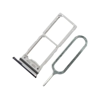Image de MMOBIEL Double Support de Fente Carte Sim Remplacement Compatible avec Samsung Galaxy Z Fold 5 5G Inclus. Joint en Caoutchouc et Pin Noir