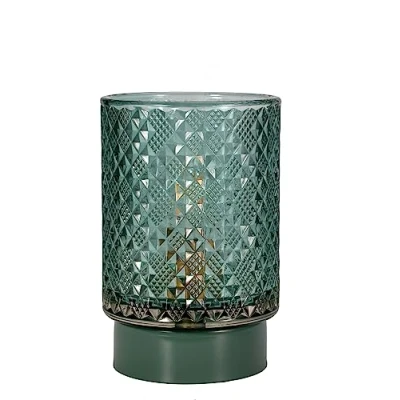 Image de Pauleen 48310 LED Mobile Lampe Modern Glamour minuterie Pile Turquoise Luminaire à Poser, Verre, 0.4 W