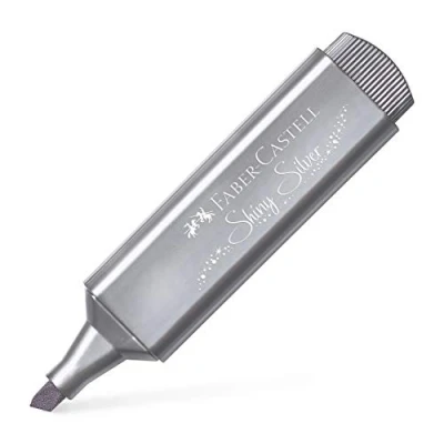 Image de CAJA DE MARCADORES FLUORESCENTES TEXTLINER 46 154661/ 10 UNIDADES/ PLATA METLICO FABER CASTELL