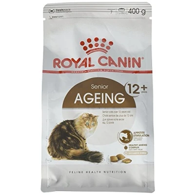 Image de Royal Canin Senior AGEING 12+ Pack de 3 x 400 g Aliment Complet pour Chats Seniors 12 Ans et Plus Peut contribuer à Soutenir la Fonction urinaire