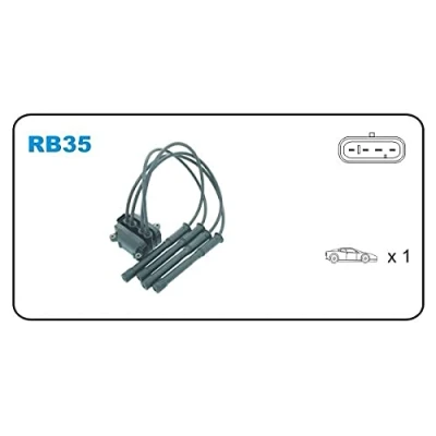 Image de JANMOR RB35 Bobine d&#039;allumage RENAULT: TWINGO 1, CLIO 3, 2