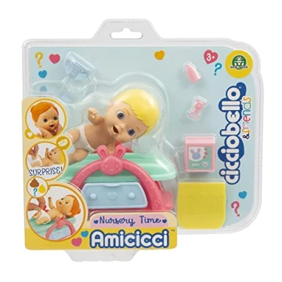 Image de Amis Cycle Nursery Time Cicciobello, Playset pour Le Changement de bébé, Les Filles à partir 3 Ans, CC014100, Giochi Preziosi