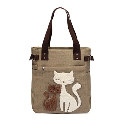 Image de KAUKKO Gw093 Sacs portés épaule Femme, Kaki 3, Taille unique, Platform