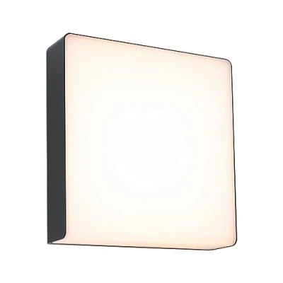 Image de Paulmann 94840 Applique LED Azalena détecteur Mouvement Haute fréquence IP44 250x97mm 3000K 8,5W 700lm 230V Anthracite Lumin. d&#039;extérieur, Matière Plastique, 8.5 W