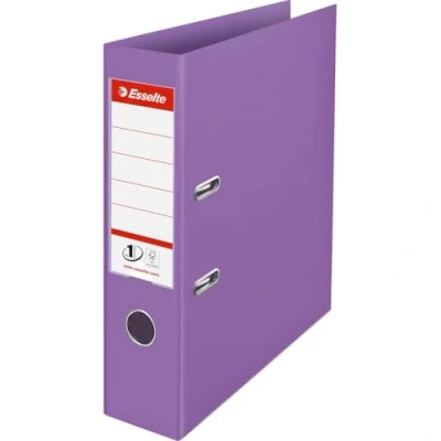 Image de Esselte No.1 Classeur à Levier, Capacité 500 Feuilles, Dos de 75 mm, A4 Léger &amp; Solide, Maison / Bureau, Motif Texturé, Gamme Colour&#039;Breeze, Lavande,628432