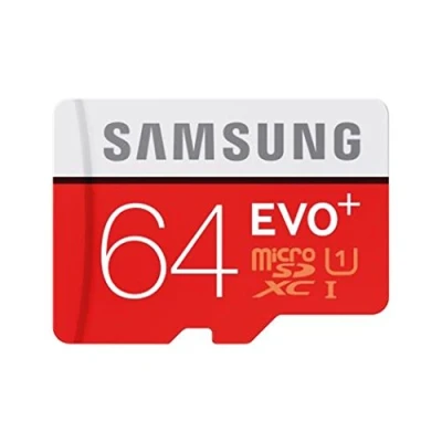 Image de Samsung 64 Go Carte mémoire EVO Plus Micro SD Classe 10 avec adaptateur