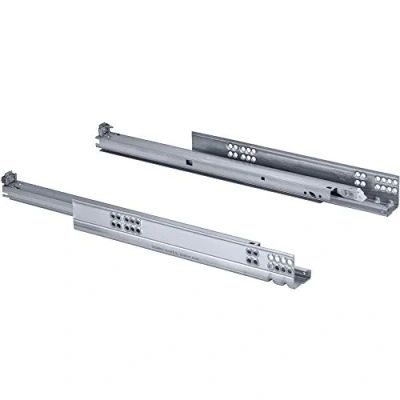 Image de Gedotec Rail Coulissant avec Amortisseur Blumotion Blum Tandem 560H4200B Extension Totale Coulisse à Glissieres pour Meubles de Cuisine, Tiroir, Meuble, Commode Support 30 kg 420 mm 1 Paire