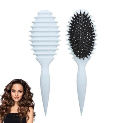 Image de Atsmoce® 2024 Nouveau Bounce Defining Curl Brush, pour démêler, mettre forme, définir les hair, unisex (B)