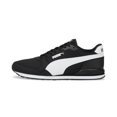 Image de Puma St Runner V3 Mesh, Basket Mixte, Noir Blanc, 42.5 EU