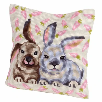 Image de Collection D&#039;Art 5185 Flopsy &amp; Mopsy Kit de Coussin Gros Trous Coton Multicolore 50 x 45 0,1 cm
