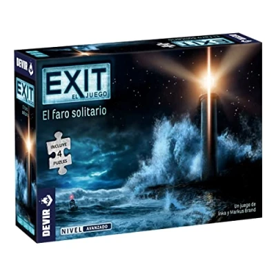 Image de Devir Exit Puzzle : Le Phare Solitaire, Jeu de société, Escape Room, société avec Amis, Jeux 2 Joueurs (BGEXITPZ2)