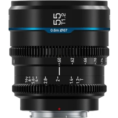 Image de SIRUI Night Walker objectif Cine T1.2 55 mm, de mise au point manuelle à grande ouverture (MS55L B, monture L, noir)