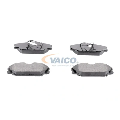 Image de VAICO V46 0148 Jeu de plaquettes frein Q+, Première Monte Essieu avant contact signal d&#039;usure inclus avec vis d&#039;étrier