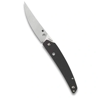 Image de SPYDERCO Couteau C242CFP, Mixte Adulte, Noir, Manche 11 cm