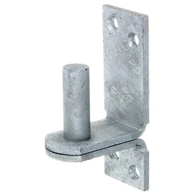 Image de Alberts 311452 Gond sur platine dans les modèles avec crochet DI ou DII galvanisé à chaud cote axe Ø16 mm 113 x 40