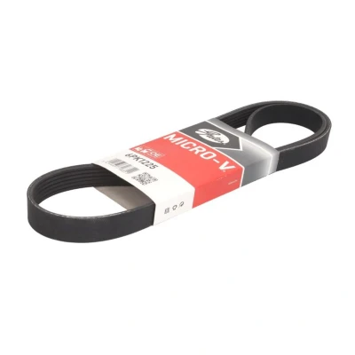 Image de GATES 6PK1225 Courroie Poly V 1225 6 Polyester, EPDM (éthylène propylène diène caoutchouc) RoadMax Value Line PEUGEOT: 206 3/5 portes, SW